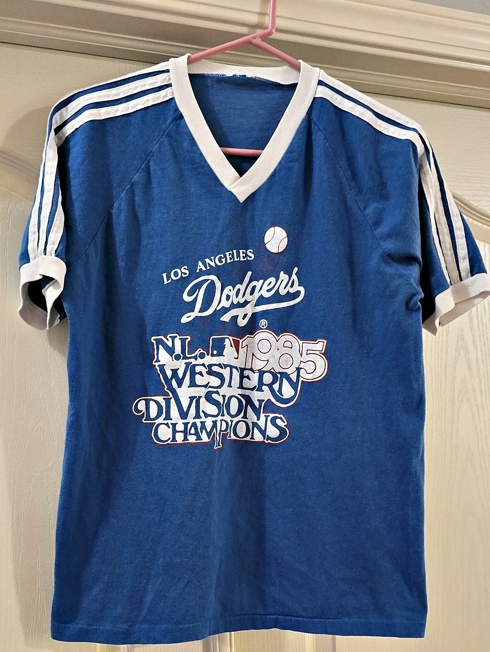 MLB Vintage 1985 Los Angeles Dodgers NL Western Division Champions T-Shirt